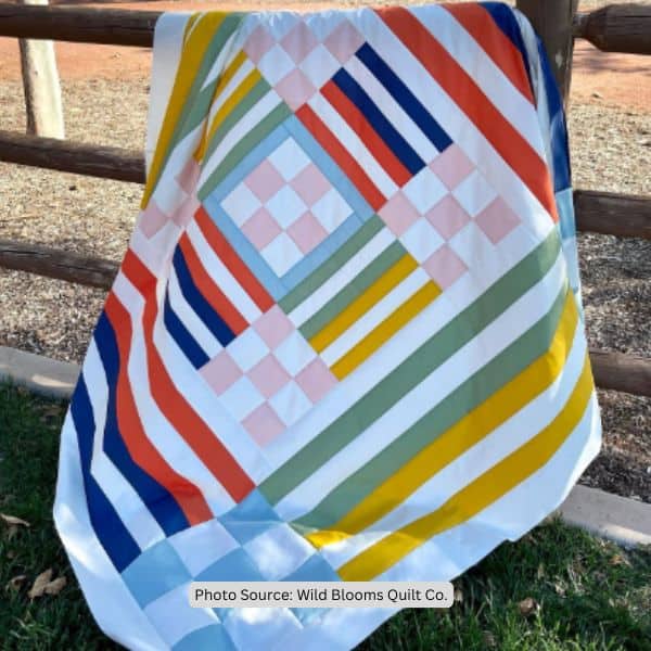 Picnic Quilt Idea from Wild Blooms Quilt Co.