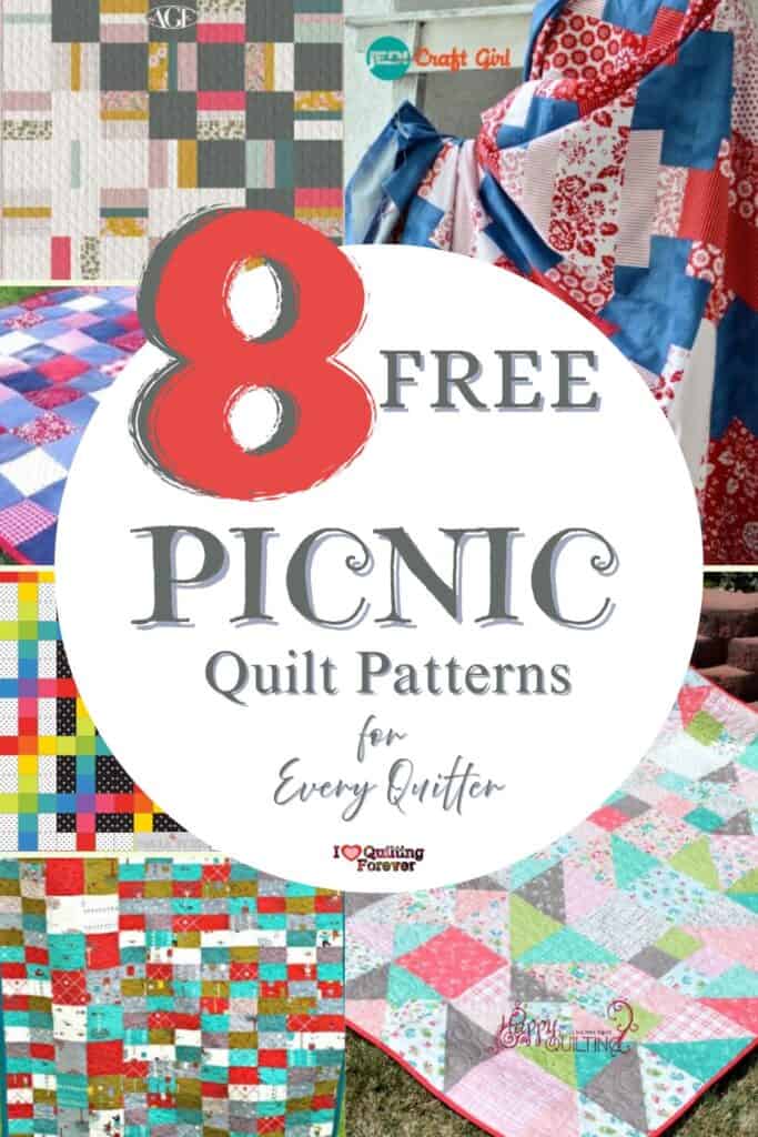 Picnic Quilt Patterns Roundup 4 ILQF Pinterest