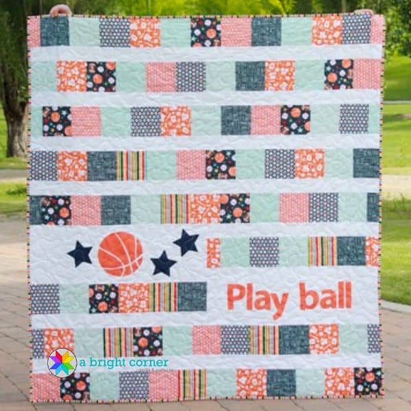 Play Ball - free quilt pattern