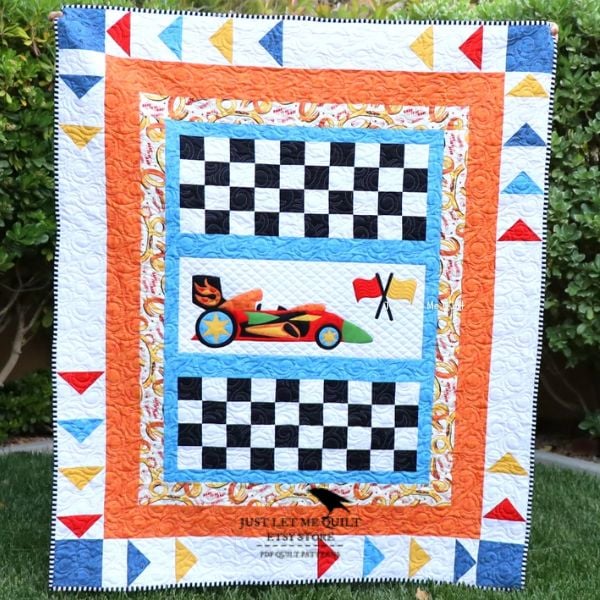 Race Is On Quilt Pattern - etsy