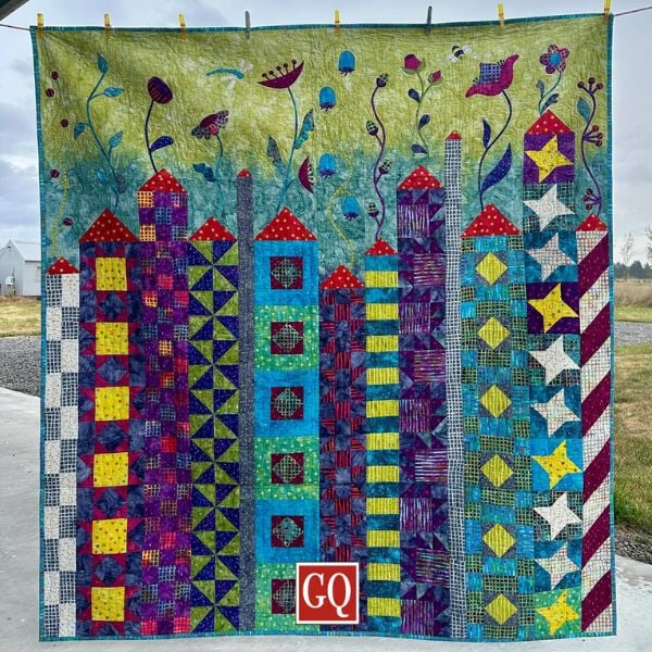 Roof Top Garden Quilt Pattern - etsy