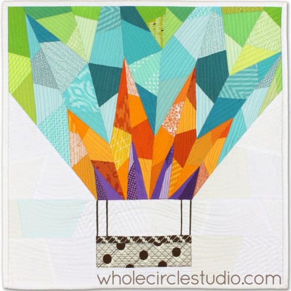 Scrappy Up And Away Mini Quilt Pattern - etsy
