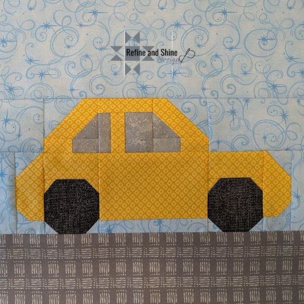 Slug Bug Beetle Car Quilt Block Pattern - etsy