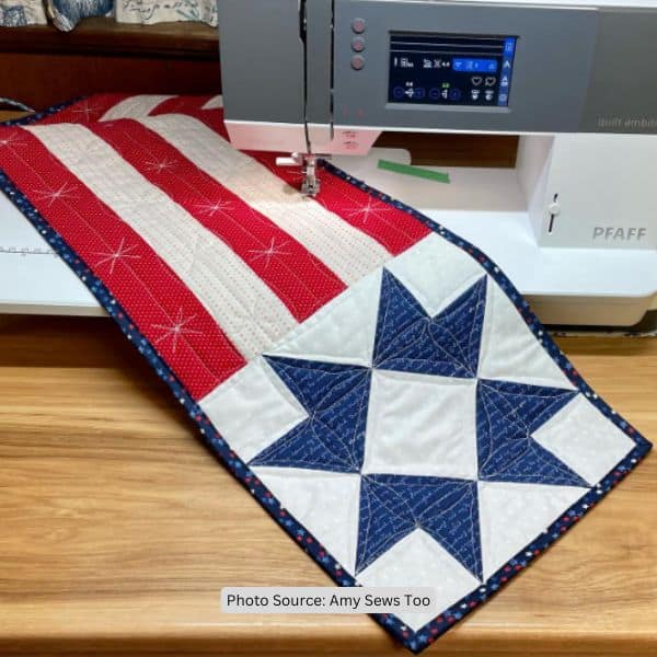 Stars and Stripes Quilt Idea from Amy Sews Too