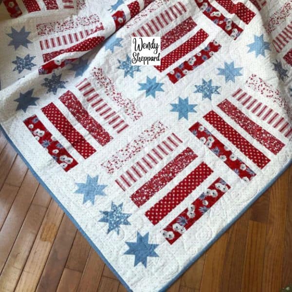 Stars and Stripes Quilt Idea from Wendy Sheppard