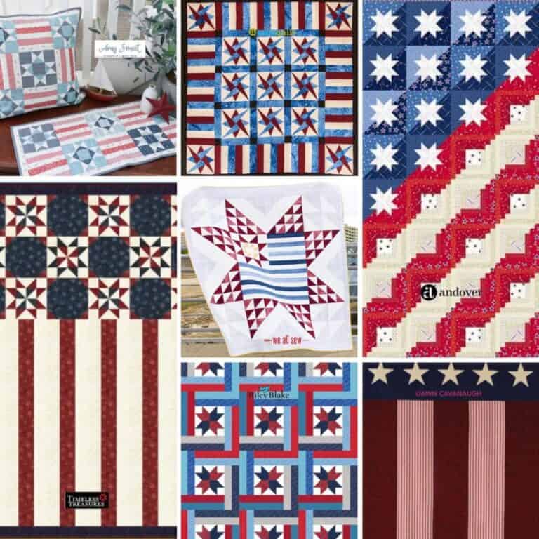 Top 7 Free Stars and Stripes Quilt Patterns (+9 Bonus Patterns For Sale)