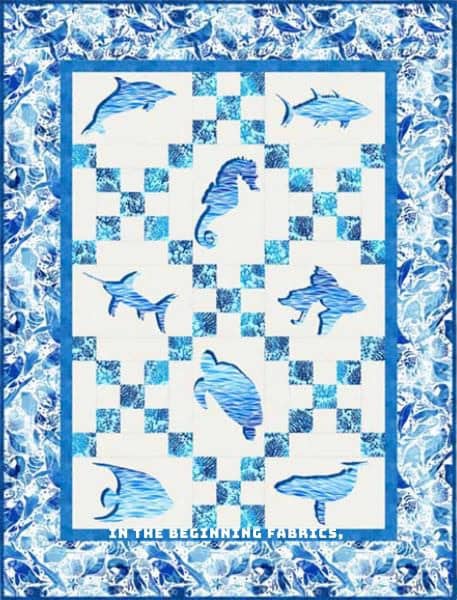 Amazing Ocean - free quilt pattern