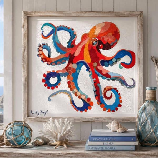 Artistic Octopus Quilt Pattern etsy