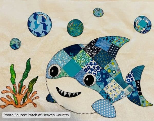 Baby Shark Quilt Pattern - etsy