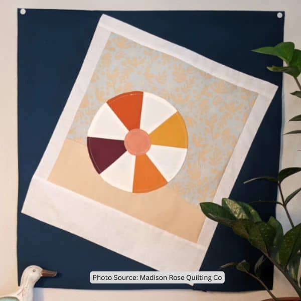 Beach Ball Quilt Idea from Madison Rose Quilting Co