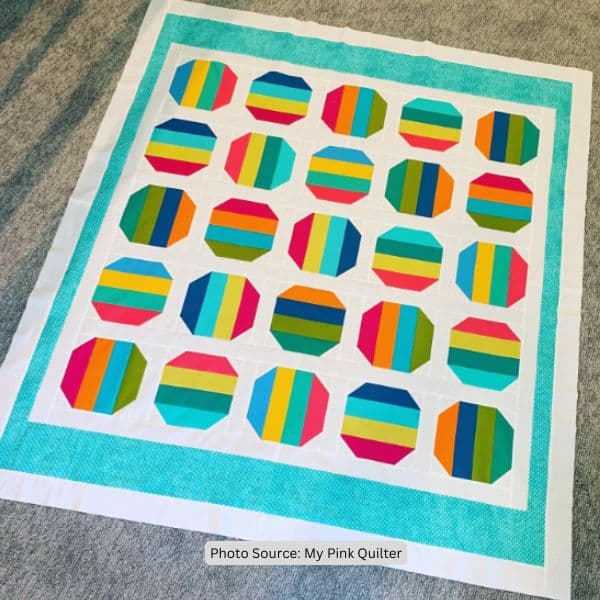 Beach Ball Quilt Idea from My Pink Quilter
