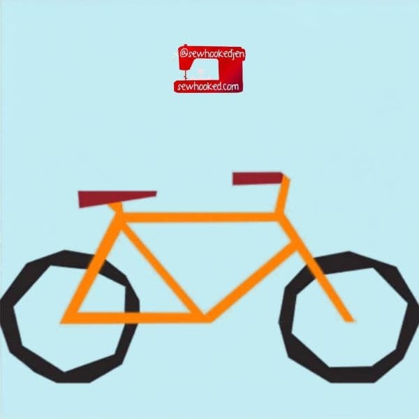 Bicycle Block - free quilt pattern