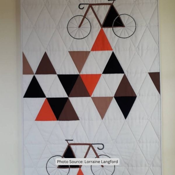 Bicycle Quilt Idea from Lorraine Langford