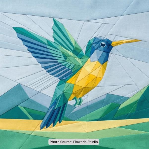 Big Block Hummingbird Quilt Pattern - etsy