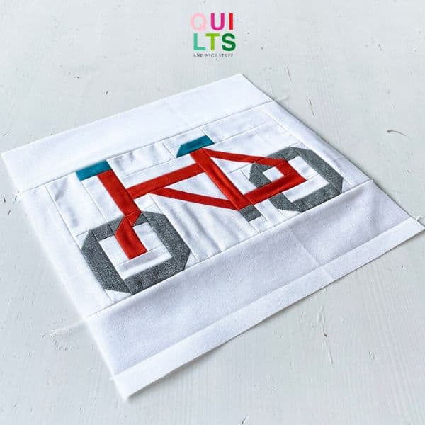 Bike Quilt Block Pattern - etsy