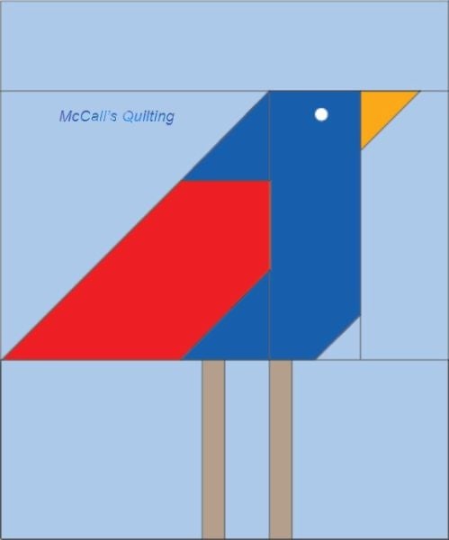 Bird Block - free quilt pattern