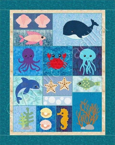 Captivating Under The Sea Quilt Pattern - etsy