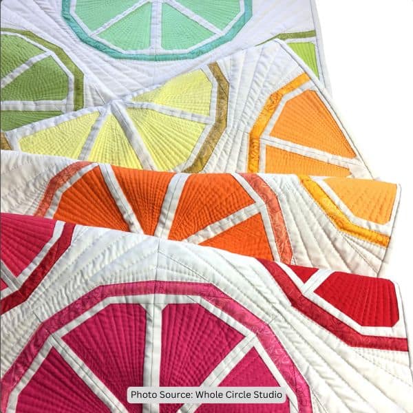 Citrus Slices Quilt Pattern - etsy