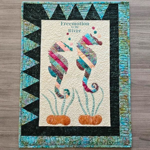Coastal Seahorses Quilt Pattern - etsy