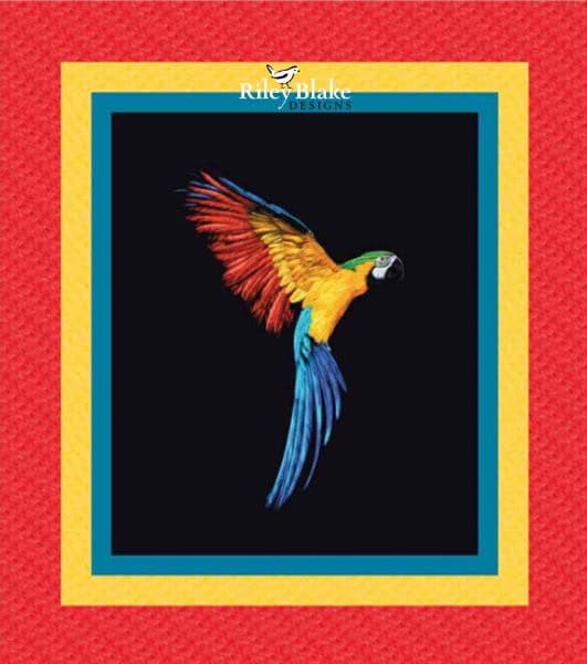 Crayola Parrot Panel - free quilt pattern