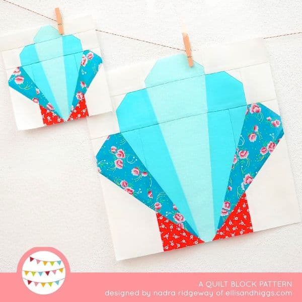 Easy Seashell Quilt Block Pattern - etsy