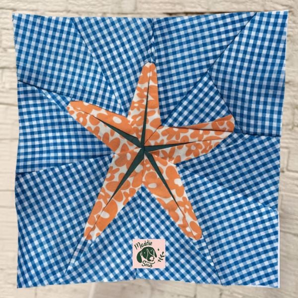 FPP Starfish Quilt Block Pattern - etsy