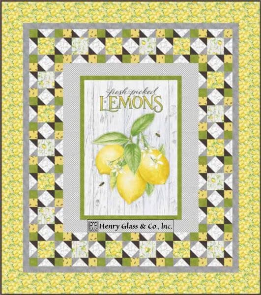 Fresh Picked Lemons - free quilt pattern