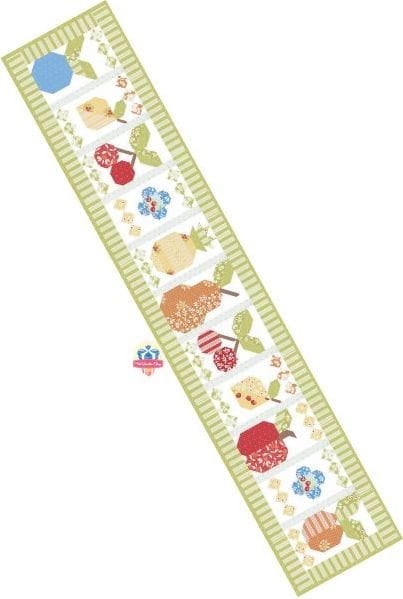 Fruit Medley Runner Quilt Pattern - free quilt pattern