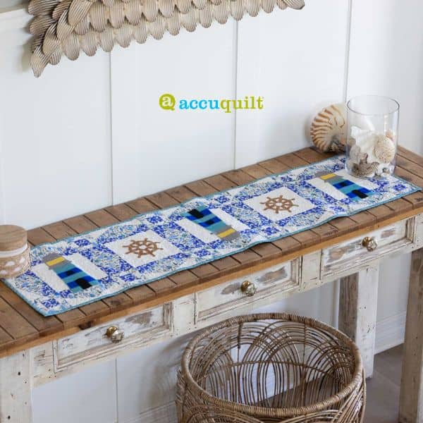 GO! Lighthouse Table Runner - free quilt pattern