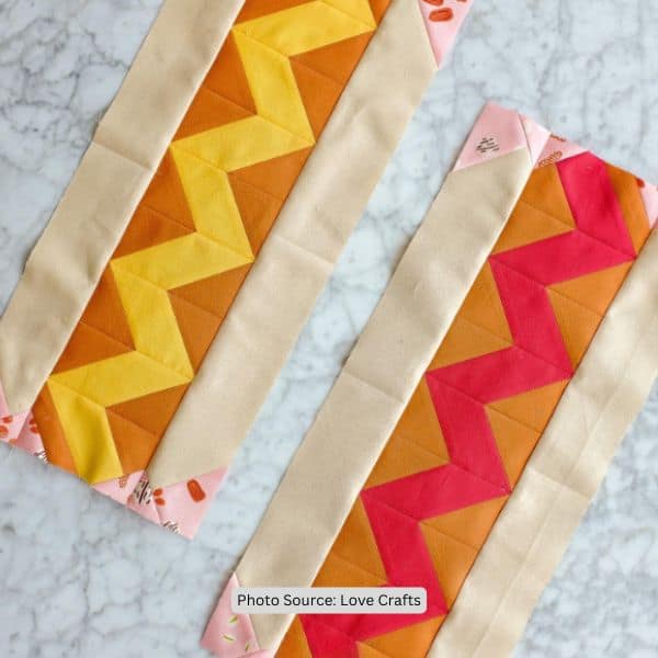 Hot Dog Quilt Idea from Love Crafts