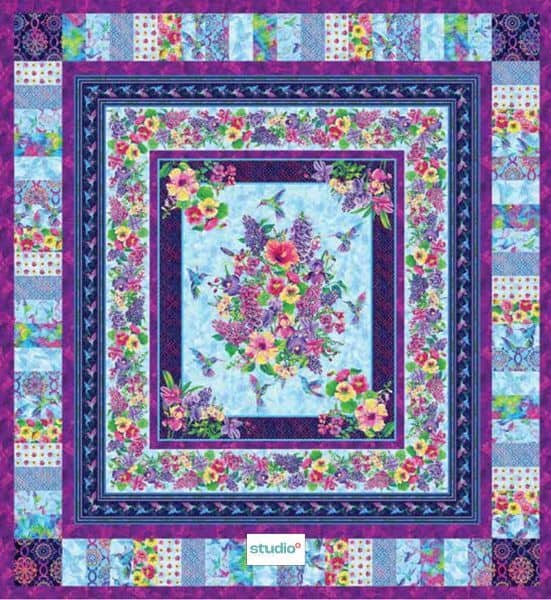 Hummingbird Heaven Quilt Pattern - Free Quilt Pattern