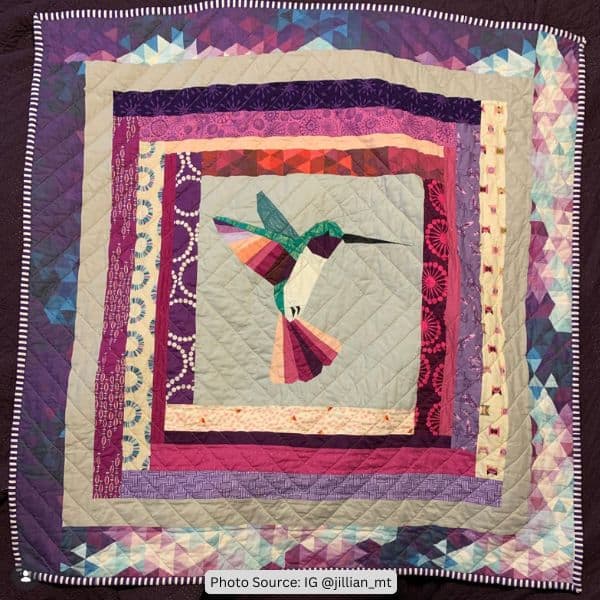 Hummingbird Quilt Idea from jillian_mt