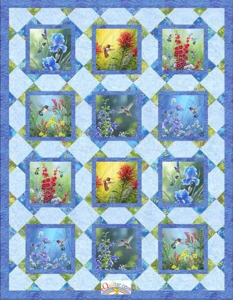 Hummingbirds Are Free Quilt Pattern - Free Quilt Pattern