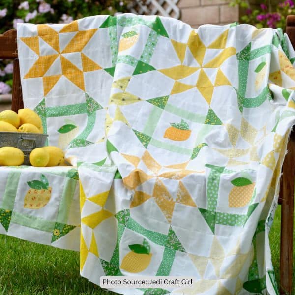 Lemon Fresh Quilt Pattern - etsy