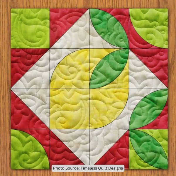 Lemon Lime Quilt Block Pattern - etsy