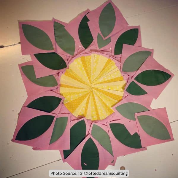 Lemon Quilt Idea from lofteddreamsquilting