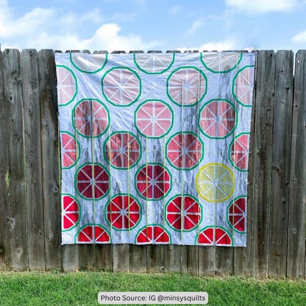 Lemon Quilt Idea from minsysquilts
