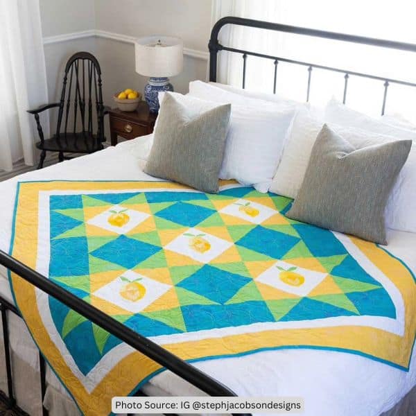 Lemon Quilt Idea from stephjacobsondesigns