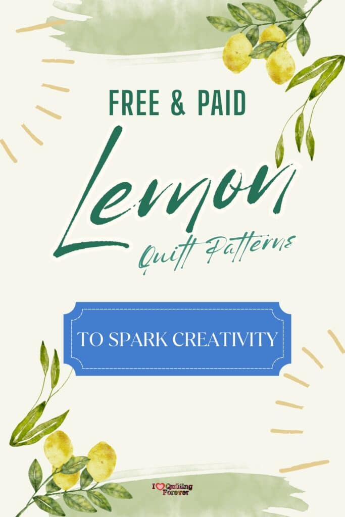 Lemon Quilt Patterns roundup