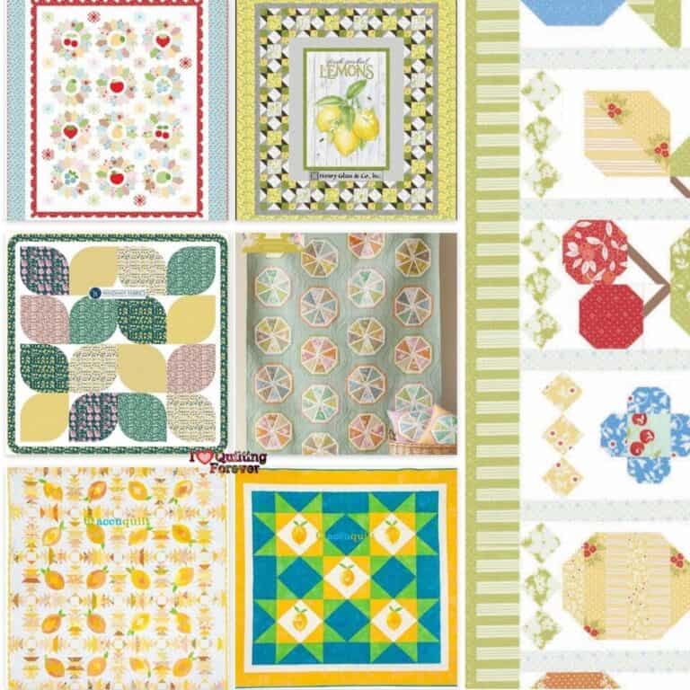 Top 7 Free Lemon Quilt Patterns (+10 Bonus Patterns For Sale)