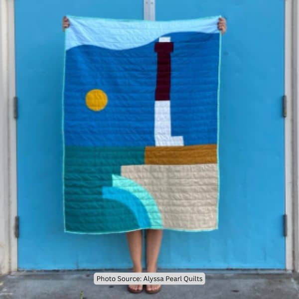 Lighthouse Quilt Idea from Alyssa Pearl Quilts