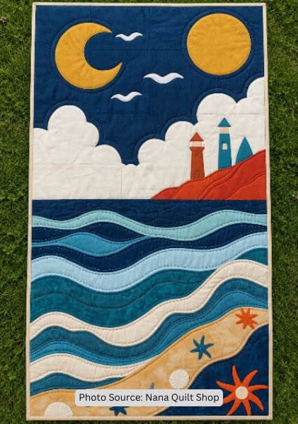 Lighthouse Quilt Idea from Nana Quilt Shop