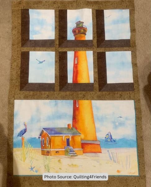 Lighthouse Quilt Idea from Quilting4Friends