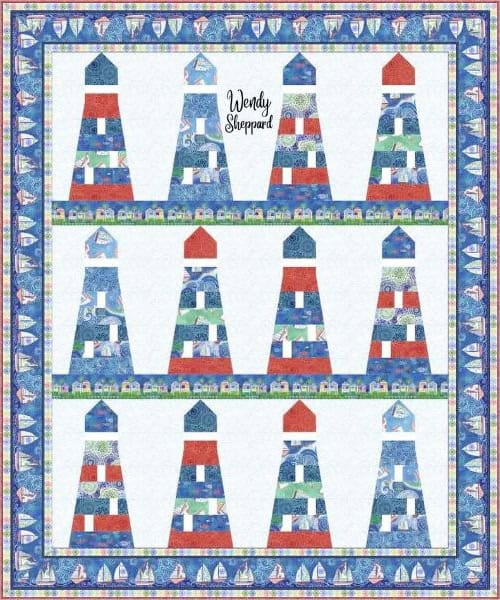 Lighthouse Quilt Idea from Wendy Sheppard