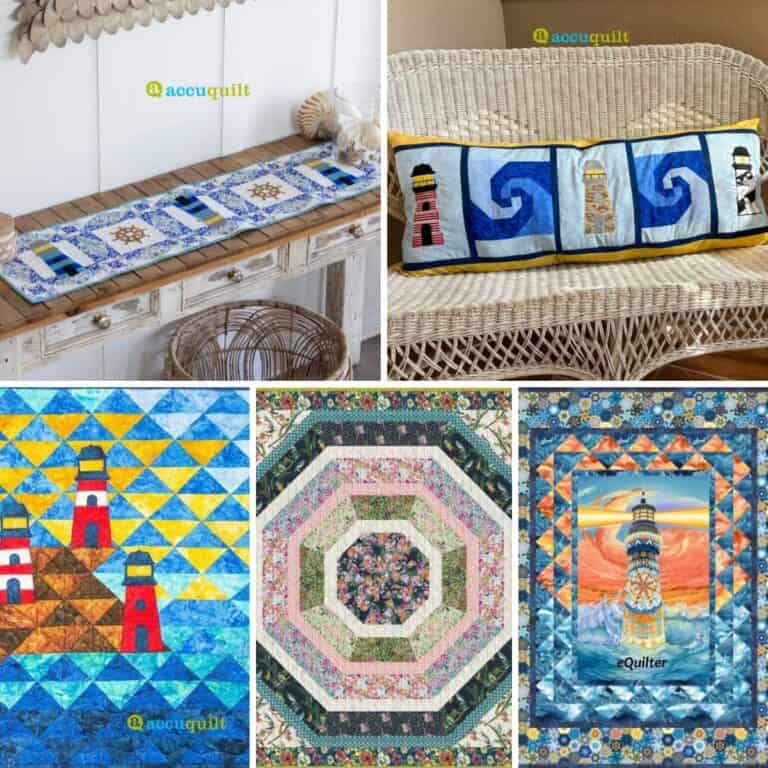 Top 5 Free Lighthouse Quilt Patterns (+8 Bonus Patterns For Sale)
