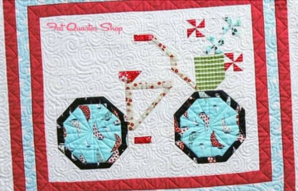 Like Riding A Bike Block - free quilt pattern