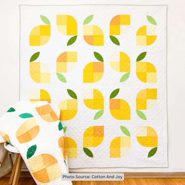 Memi's Lemons Quilt Pattern - etsy