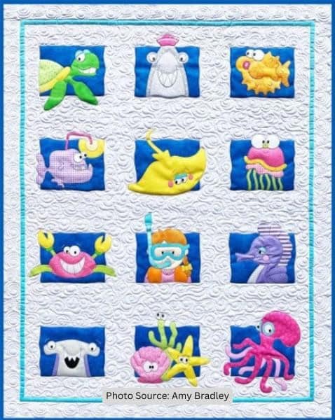Ocean Quilt Pattern - etsy