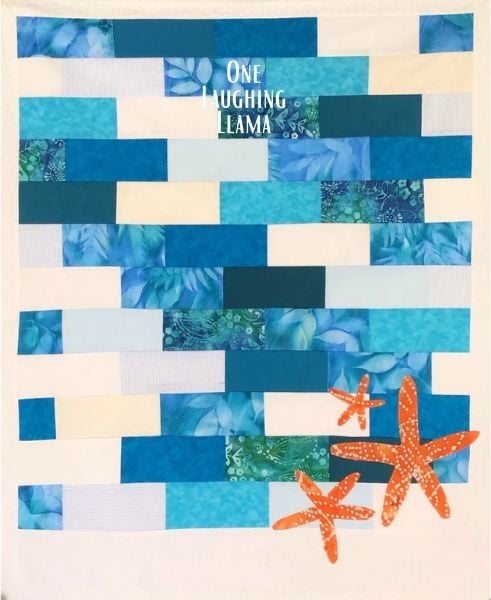 Ocean Waves Starfish Blanket Quilt Pattern - etsy