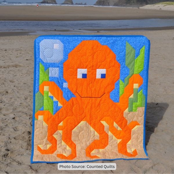 Octopus Baby Quilt Pattern -etsy